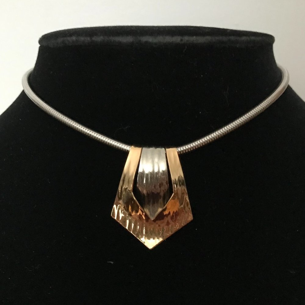 Vintage Napier Pendant Choker Necklace